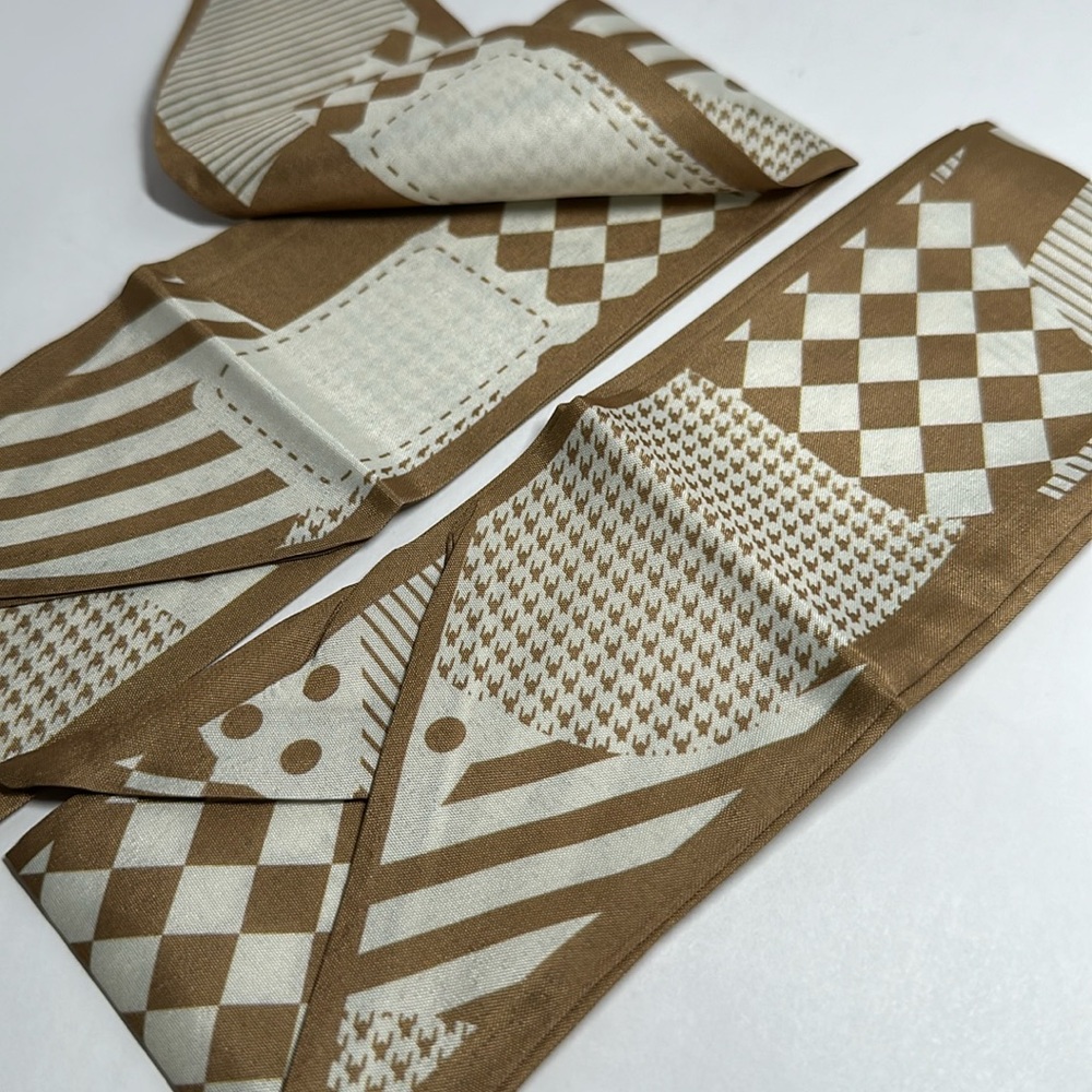 Two Thin Purse Scarves / Hair Bands / Scarves- #976